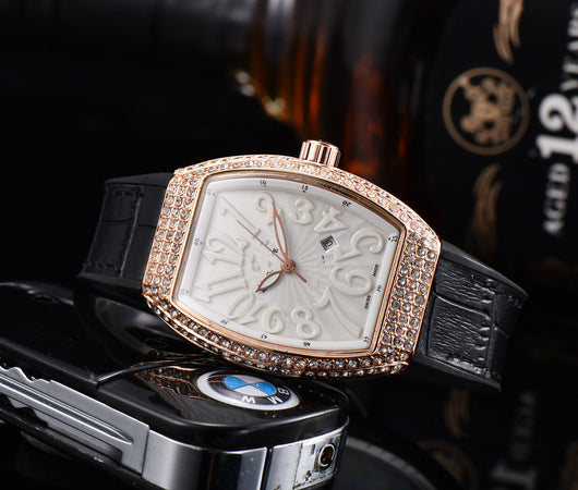 Reloj Casual de Hombre Estilo Barril con Movimiento de Cuarzo - Image 7
