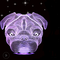 Shar Pei Toque De Siete Colores 4 W