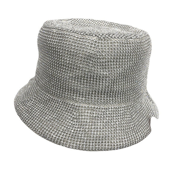 Sombrero de Pescador con Strass y Malla Brillante