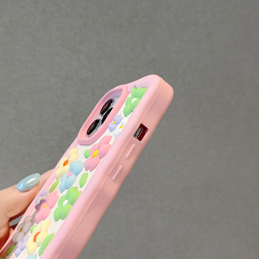 Funda para Celular de Flores Coloridas en Silicona - Image 9