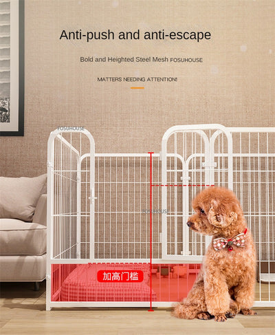 Corral Moderno de Hierro para Perros Pequeños y Medianos - Puerta de Aislamiento Interior - Image 17