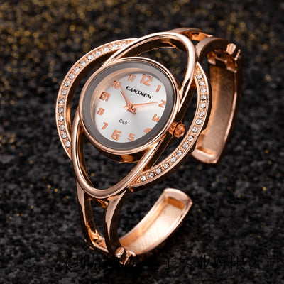 Reloj Pulsera Dama Acero Inoxidable con Cierre de Hebilla Cuarzo - Image 5