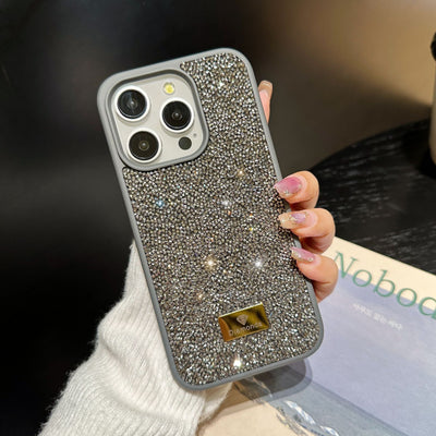 Funda Protectora para Celular con Cristales de Lujo - Diseño Diamante Completo - Image 4