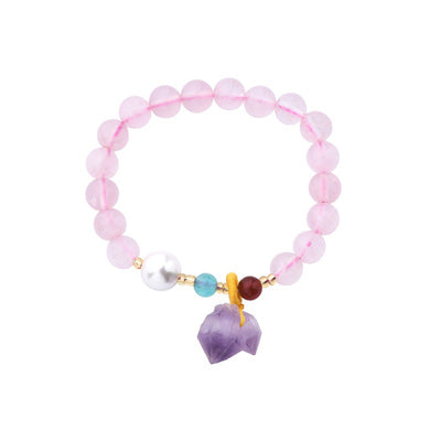 Pulsera Cristal Flor de Durazno Estilo Chino - Prosperidad y Abundancia - Image 10