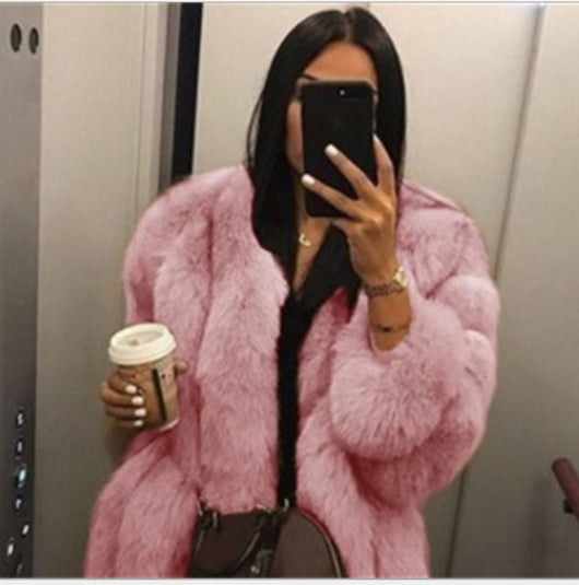 Chaqueta de Felpa Manga Larga para Mujer - Image 2