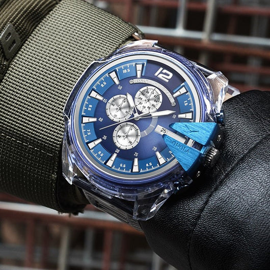Reloj de Cuarzo Impermeable Unisex con Correa de Plástico - Image 5
