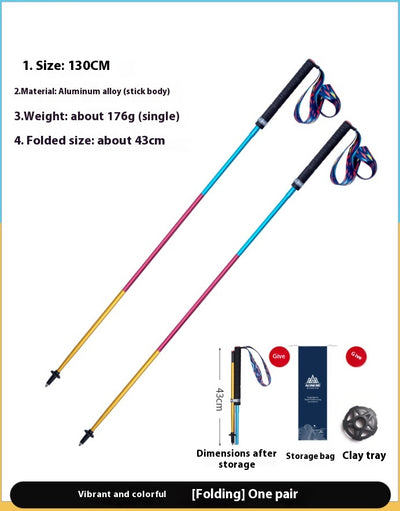 Bastón de Trekking Plegable en Fibra de Carbono - Image 6
