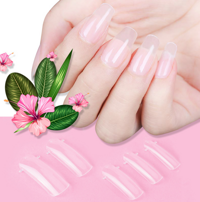Extensiones de Uñas Transparentes con Pegamento de Estado Sólido - Caja de 100 Piezas - Image 12
