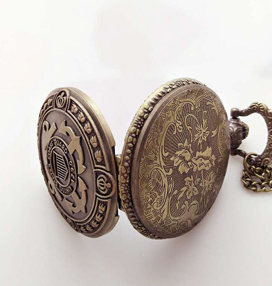 Reloj de Bolsillo Bronce Guardia Costera 1790 - Regalo Vintage para Hombre y Mujer - Image 8