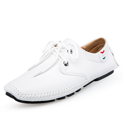 Zapatillas de Cuero Casual para Hombre - Estilo Británico - Image 14