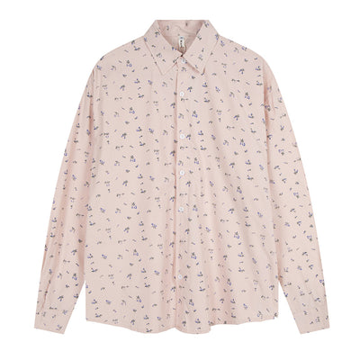 Camisa Floral Suelta Estampada Unisex - Image 6