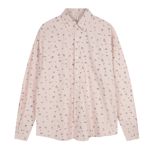 Camisa Floral Suelta Estampada Unisex - Image 6