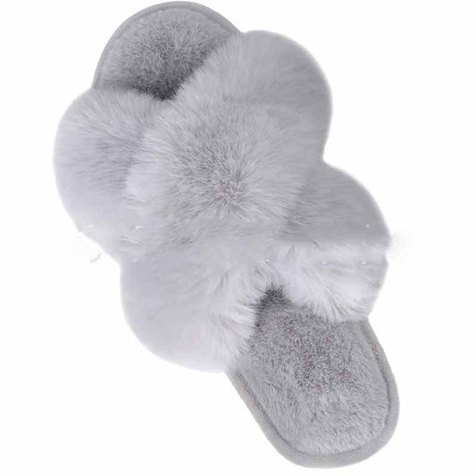 Pantuflas Peluche Cálidas para Mujer - Chanclas Suaves de Piel Sintética - Image 2