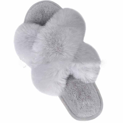 Pantuflas Peluche Cálidas para Mujer - Chanclas Suaves de Piel Sintética - Image 2