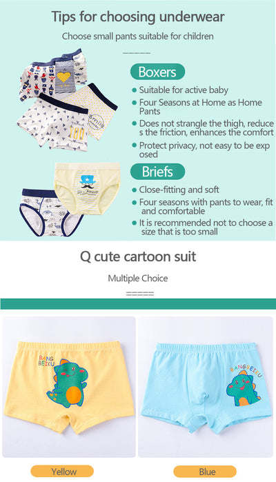 Calzoncillos de Algodón para Niños con Estampados Divertidos - Image 11