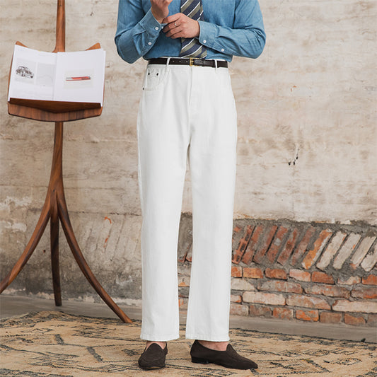 Pantalones Vaqueros Retro Lavados Talle Alto Clásicos - Image 2