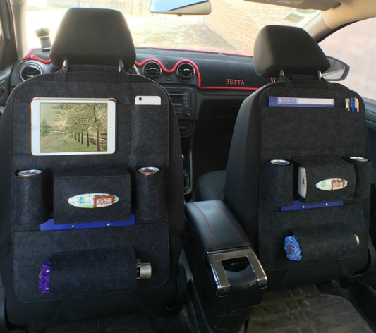 Organizador de Asiento Trasero para Auto con Múltiples Bolsillos en Fieltro - Image 2