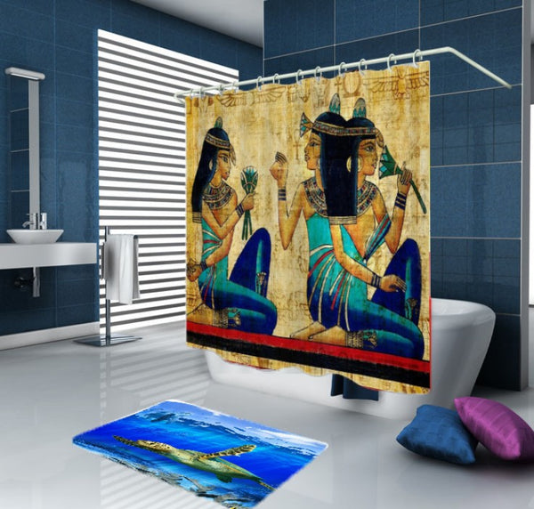 Cortina de Baño Estilo Egipcio