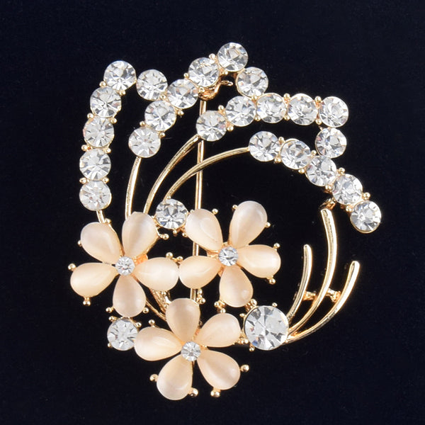 Broche Vintage de Ópalo - Corsage Floral Elegante para Bodas - Image 12