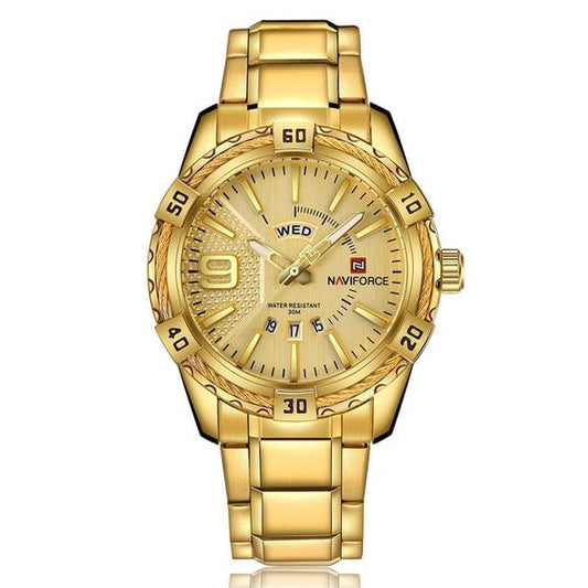 Reloj NAVIFORCE 9117 para Hombre - Cuarzo Resistente al Agua con Calendario