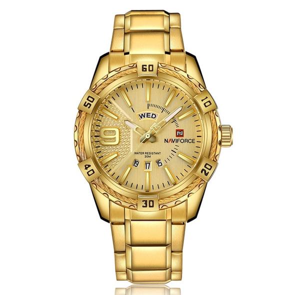 Reloj NAVIFORCE 9117 para Hombre - Cuarzo Resistente al Agua con Calendario