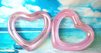 Flotador Corazón Gigante 120cm - Colchoneta Inflable de Piscina Premium - Image 4