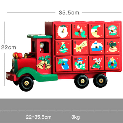 Calendario Navideño de Madera - Decoración Festiva - Image 20