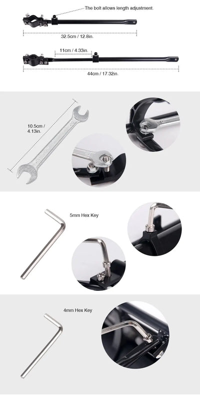 Portaequipajes Trasero de Aluminio para Bicicleta - Image 15