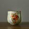 Taza de Cerámica Artesanal Pintada a Mano con León Alegre
