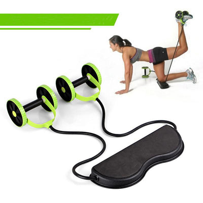 Equipo de Entrenamiento Abdominal Revoflex Xtreme Rally con Ruedas y Cuerda de Tensión Ajustable - Image 6