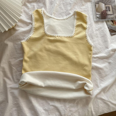 Chaleco Halter con Cuello Cuadrado en Terciopelo para Mujer - Image 8