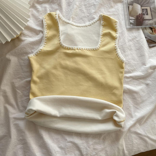 Chaleco Halter con Cuello Cuadrado en Terciopelo para Mujer - Image 8