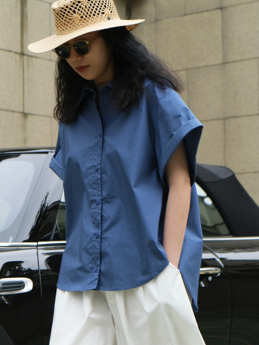 Camisa Holgada Enrollable de Algodón Japonés Refrescante - Image 18