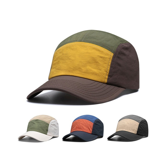 Gorra de Béisbol Hombre Secado Rápido con Diseño Curvo y Combinación de Colores