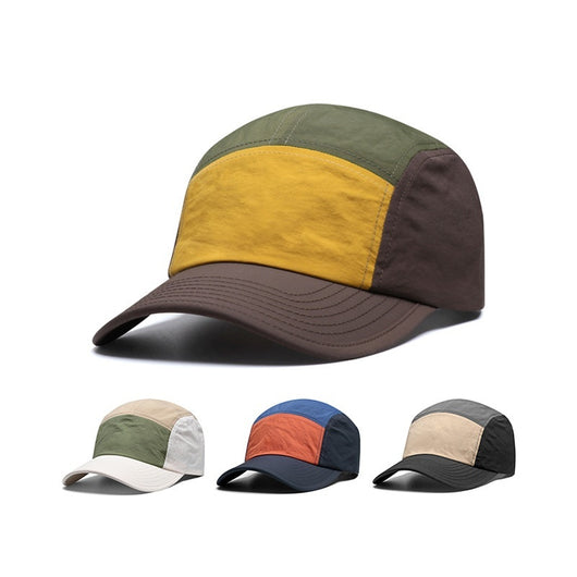 Gorra de Béisbol Hombre Secado Rápido con Diseño Curvo y Combinación de Colores