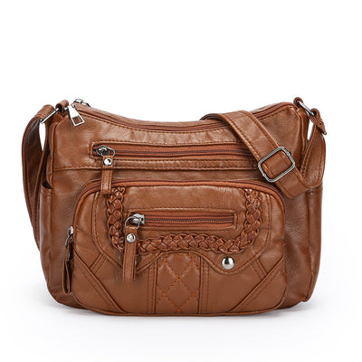 Bolsa Mensajera de Cuero Suave con Textura Avanzada - Image 7