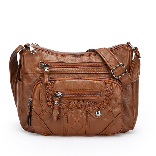 Bolsa Mensajera de Cuero Suave con Textura Avanzada - Image 7