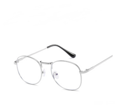 Gafas Retro Espejo Azul con Marco Redondo Decorativo - Image 11