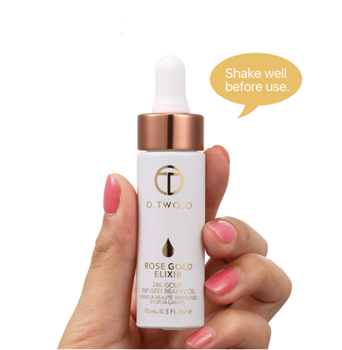 Aceite Facial de Oro Rosa 24k - Elixir Antienvejecimiento con Efecto Primer - Image 4