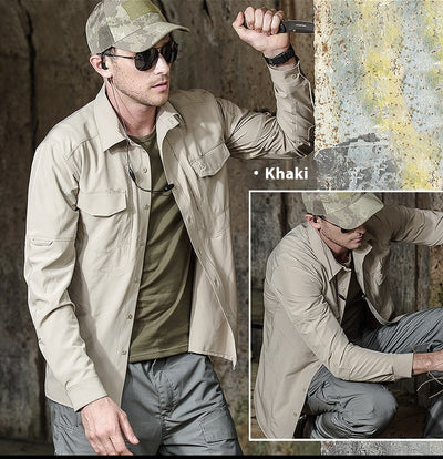 Camisa de Entrenamiento Especial Deportiva para Hombre, Manga Larga, Secado Rápido y Stretch - Image 11