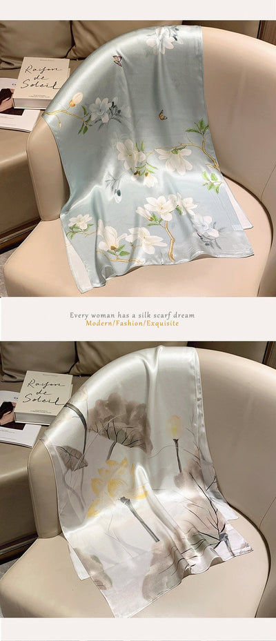 Pañuelo de Seda Hangzhou Premium Largo - Image 30