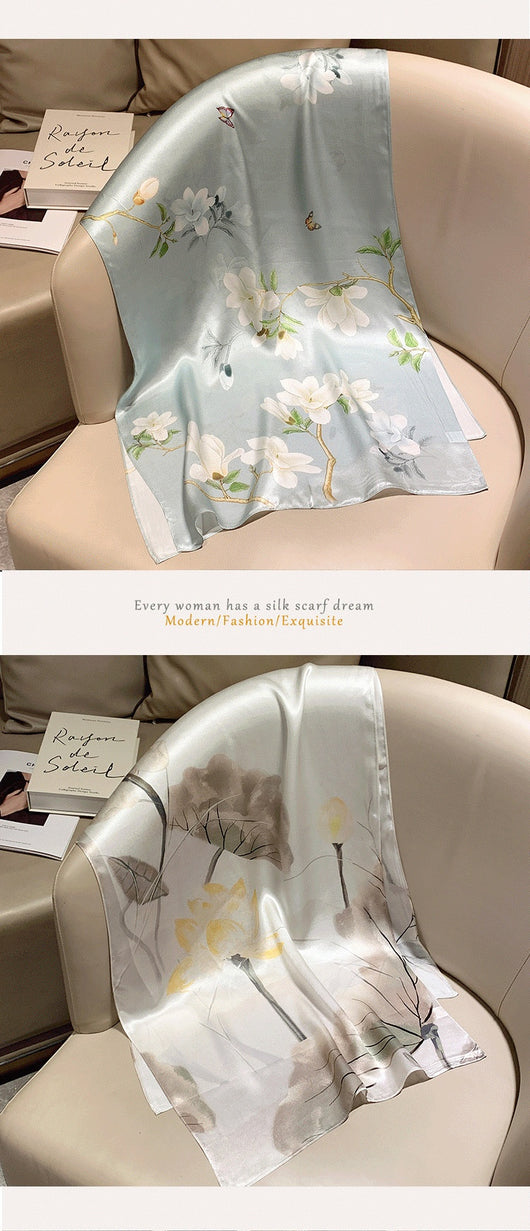 Pañuelo de Seda Hangzhou Premium Largo - Image 30