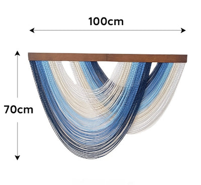 Tapiz Tejido a Mano Estilo Nórdico para Decoración de Sala - Image 13