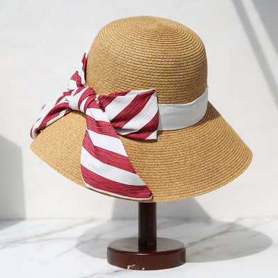Sombrero de Playa Plegable con Moño - Image 4