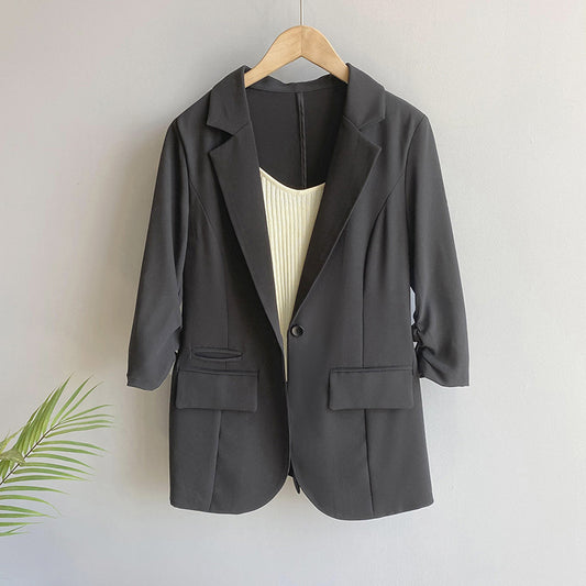 Blazer Minimalista de Solapa para Mujer