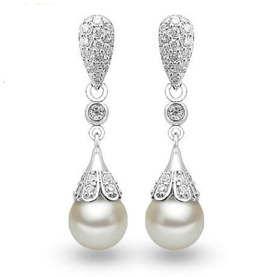 Aretes de Perlas Largas Elegantes - Image 6