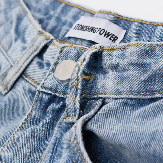 Pantalones Vaqueros Anchos Versátiles para Otoño e Invierno - Image 19