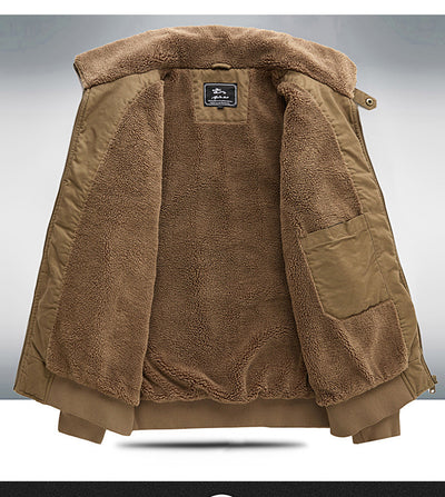 Abrigo Oversize Forrado en Polar para Hombre Talla Grande - Image 17