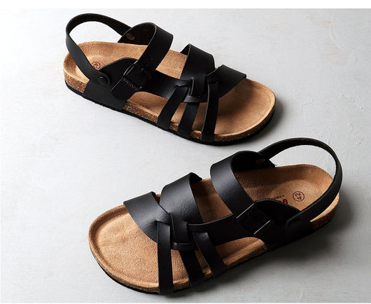 Sandalias Hombre Diseño Calado con Corcho Natural - Image 10