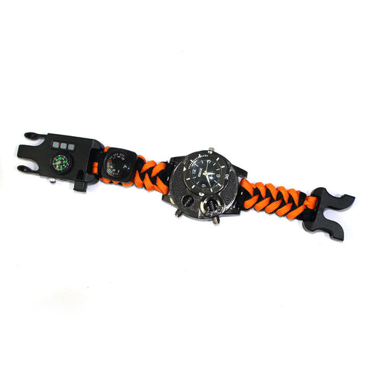 Cuerda de Supervivencia 7 Núcleos con Brújula y Linterna LED para Camping y Montaña - Image 3